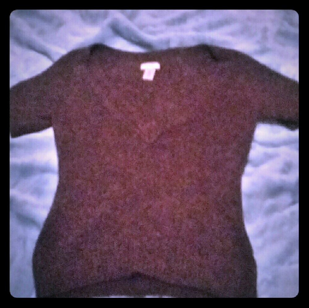 Deep vneck sweater